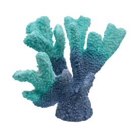 Afadorable Resin Coastal Coral Home Decor, Faux Blue Coral Reef Nautical Beach Decorations, Beach Theme Living Room Bedroom Cabinet Shelf Tabletop Decor, Wedding Party Beach Decor Ocean Theme Statue