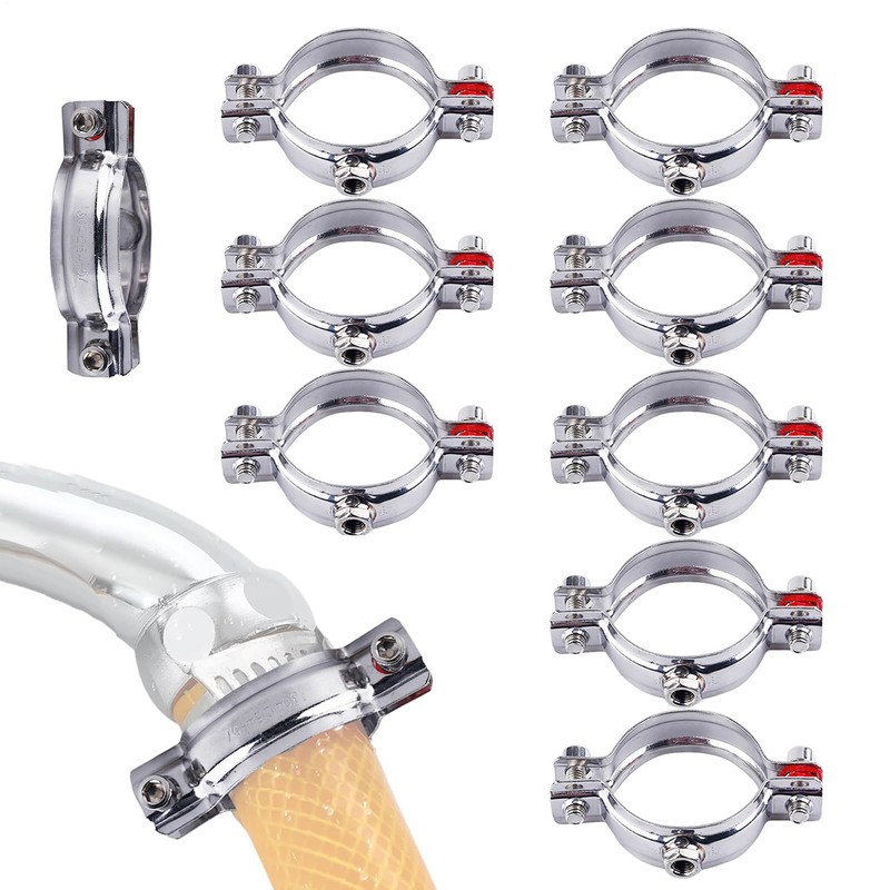 Split Ring Pipe Hanger, 2 Inch Pipe Bracket, Stainless Steel