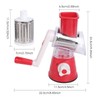 Rotary Cheese Grater, Iceten 3 in 1 Rotary Cheese Grater