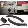 SDeelCase Pair Black Carbon Effect Evo 10 side Grill Fender