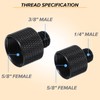 Mic Screw Adapter Thread 5/8 to 1/4 and 5/8 to