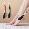 foot exfoliator heel heel Double-sided green