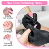 60Pcs Sanding Paper Discs with Metal Nail Drill Bit 25mm,Sanding