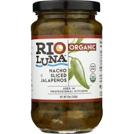 Rio Luna, Jalapenos Nacho Sliced Organic, 12 Ounce