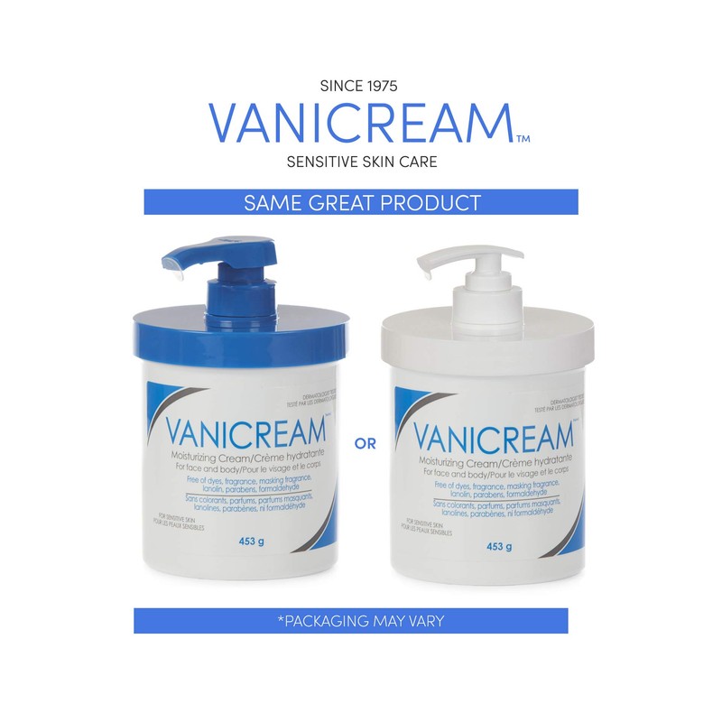 Vanicream Moisturizing Cream (packaging May Vary), 453 gram