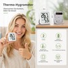 Antonki Set of 2 Thermometers, Hygrometers, Indoor Room Thermometer