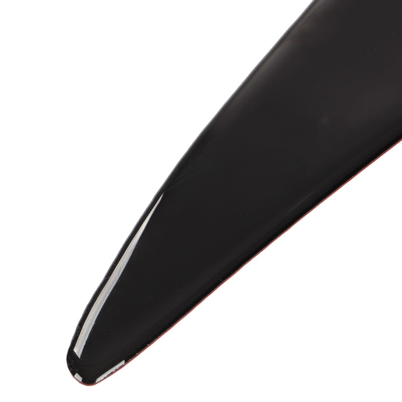 2pcs Headlight Eyebrow Glossy Black Abrasion Resistance Replacement for Infiniti