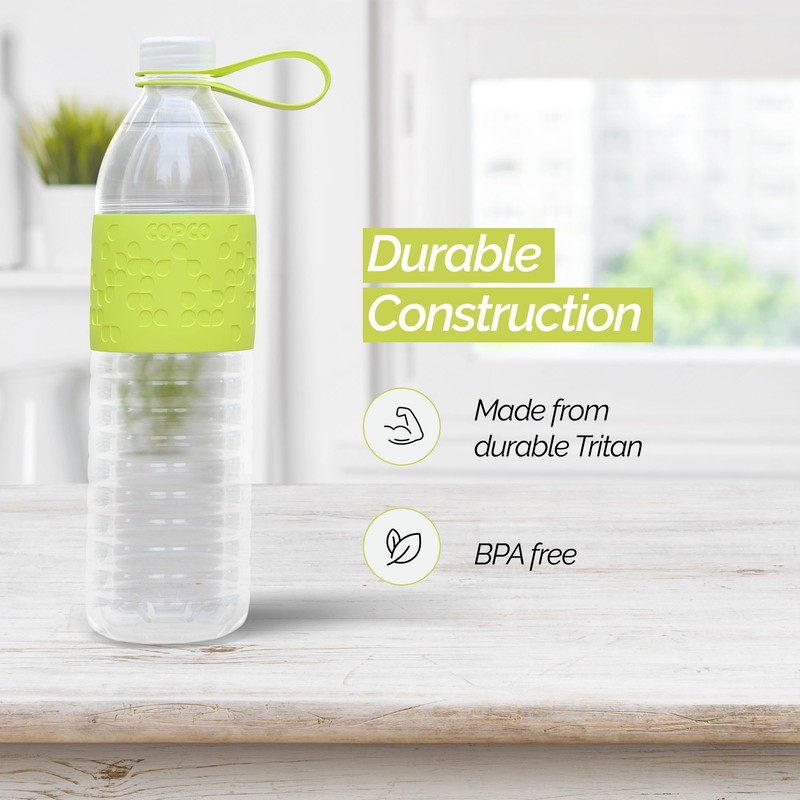 Copco Hydra 20 oz Tritan Water Bottle with Spill Resistant