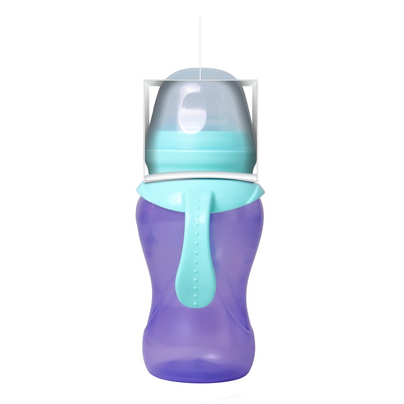 Evenflo Balance+ Trainer Cups for Babies 6+ Months, Purple and