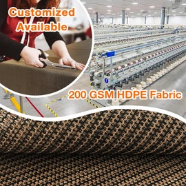 Artpuch Pergola Shade Cover with Grommets 8x12 FT 90% UV Block Outdoor Sun Shade Cloth Privacy Screen for Patio (Customized Available) Mocha