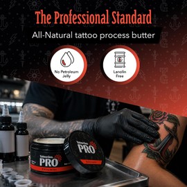 Pro Series Tattoo Process Professional Butter Processing Before + During 6oz Goo