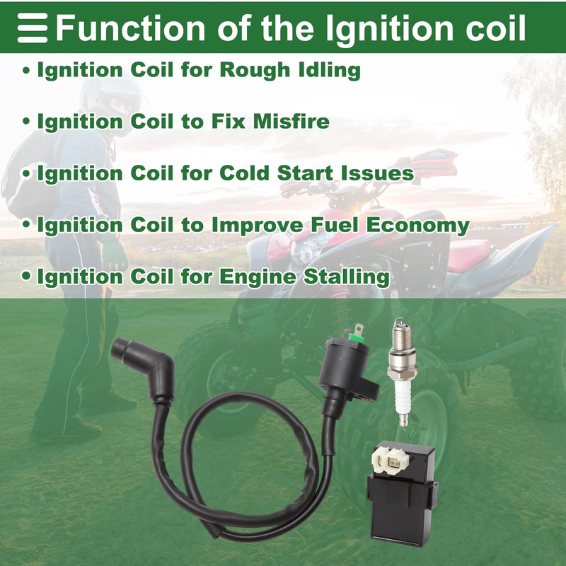 X AUTOHAUX Ignition Coil No.30410HM5505 Ignition Coil Spark Plugs CDI