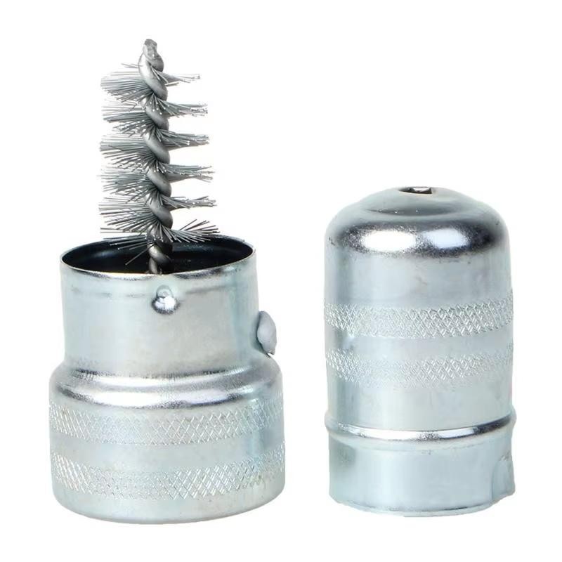 Manual Battery Post & Terminal Cleaning Brush – Silver Galvanized