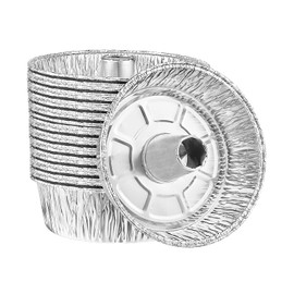 Nicole Fantini Heavy Duty Reusable Eco-Friendly Aluminum Foil Angel Tube Pan 8" X 8" X 2.5" (10)