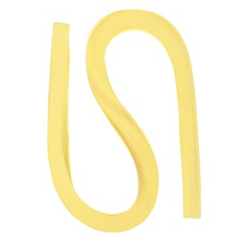 PATIKIL Pack of 120 Ruffle Strips Paper 3/16 Inch (5 mm) 54 cm Origami Paper Quilling Strips for Arts DIY Crafts Christmas Light Yellow