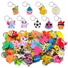 Xandova 46 Pcs Cute Keychains for Kids, Random Different Cartoon