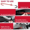 Cartman Steering Wheel Brake Lock, Vehicle Anti-Theft Security Brake Pedal