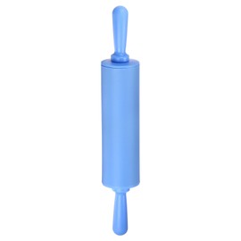 HARFINGTON Silicone Rolling Pins for Baking 12 Inch Non Stick Rolling Pin Small Roller Playdough Rolling Pins for Dough Pizza Pastry Fondant Kitchen, Blue