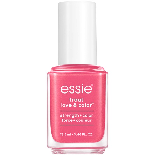 essie, Strength and Color Nail Polish Nail Care Polish Midtone Pink Nail Polish With Blue Undertones 0.46 fluid_ounces, Punch it Up, 1 Count