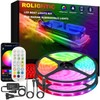 ROLiGHTiC Marine Submersible Boat LED Strip Lights, 50FT IP68 Waterproof
