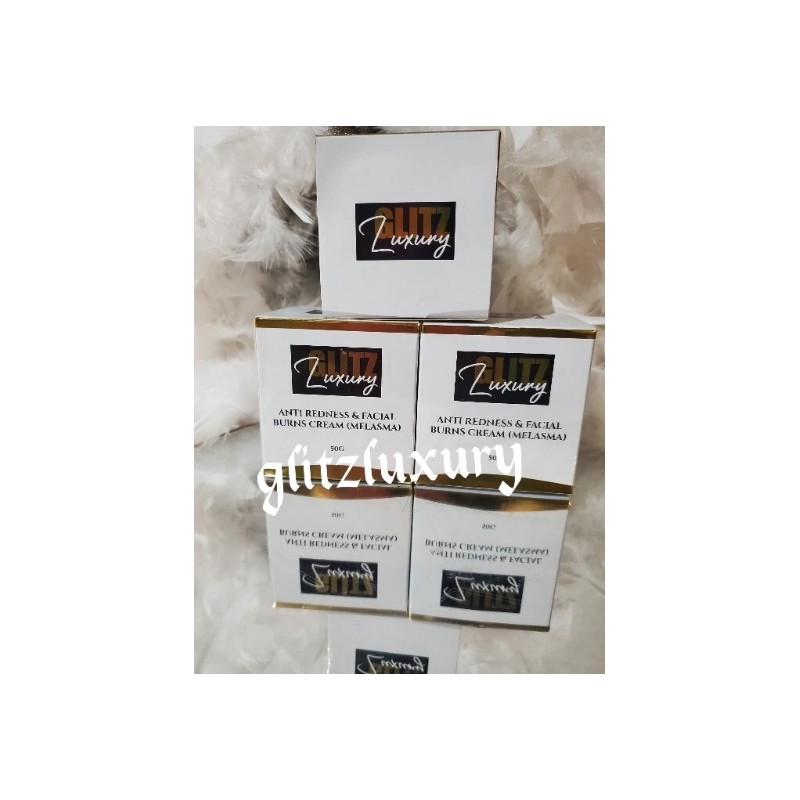 Glitzluxury anti face redness/sun burn cream. Anti malasma. Fast Action