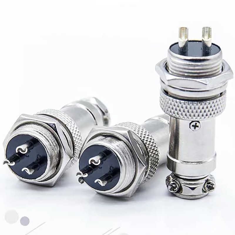 Tunghey 10-Pack GX12 4-Pin Aviation Connector Plug - 5 Female