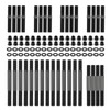 ISINFLASH 12-Point Cylinder Gasket Head Stud Bolt Set Compatible with