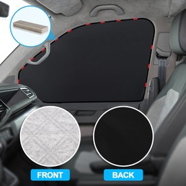 ZATOOTO Sun Protection Car Side Window Suitable for VW T5 T6, Window Blackout Magnetic, Car Window Sun Protection Indoor for Camping Travel, UV Protection, Heat Protection
