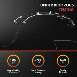 A-Premium Power Steering Pressure & Return Hoses Line Assembly Compatible with Toyota 4Runner 2003-2009, FJ Cruiser 2007-2009, 4.0L Gas, Pump to Gear and Gear to Reservoir