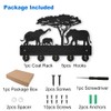 MAYJOYDIY Elephant Tree Key Holder for Wall Wood Wildlife Key