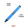 Baco | Crayones Jumbo Triangular - Caja con 24 Piezas,