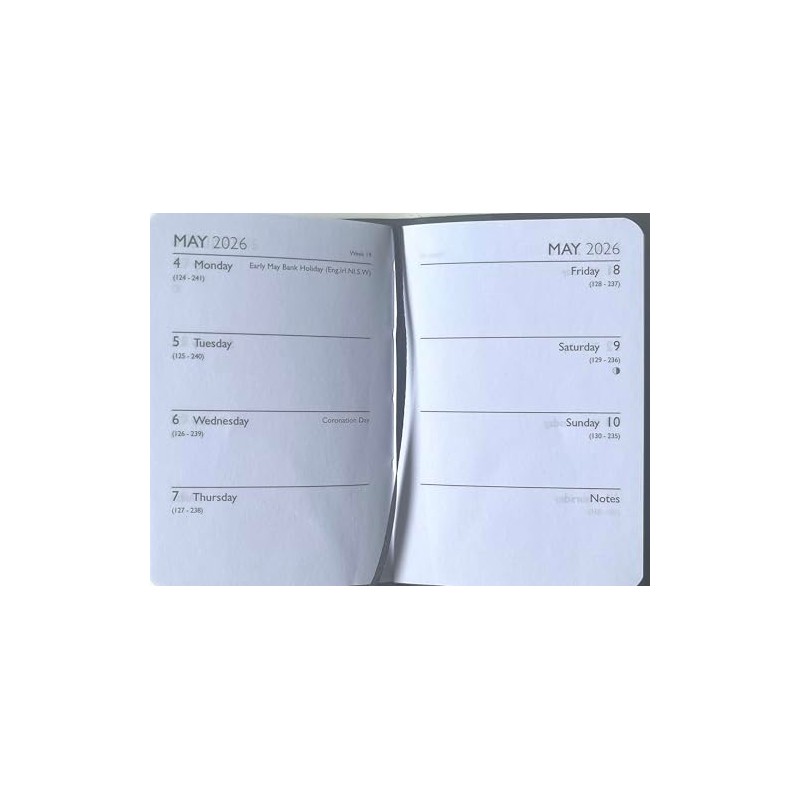 Cards Galore Online 2026 Pocket Week To View PVC Leather