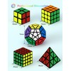 ROXENDA Speed Rubik's Cube Set, 2 x 2 3 x