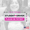 Stickios Non-Magnetic Student Driver Stickers - Removable Student Driver Decals