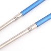 Titan Portable Folding Titanium Chopsticks Blue Pouch