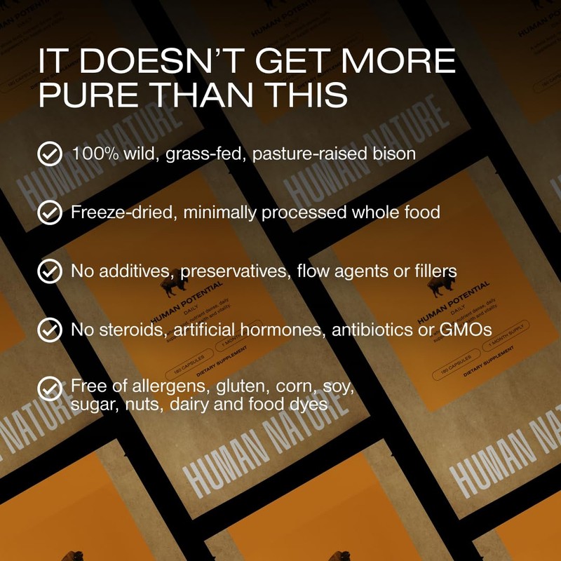 Human Nature Human Potential: Wild & Grass Fed Bison Organ