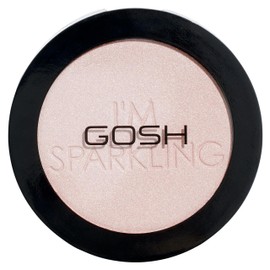 Gosh GOSH POWDER HIGHLIGHTER - I'M SPARKLING for Face and Body I Long-lasting illuminator make up for a radiant finish I Highlighting powder I Perfume free and Vegan I 003 Pearl Dust