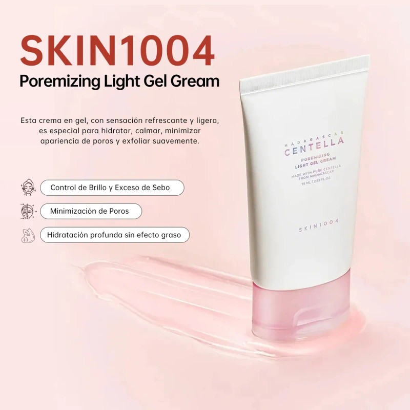 Skin1004 Gel Crema Ligera Poremizing Centella Madagascar