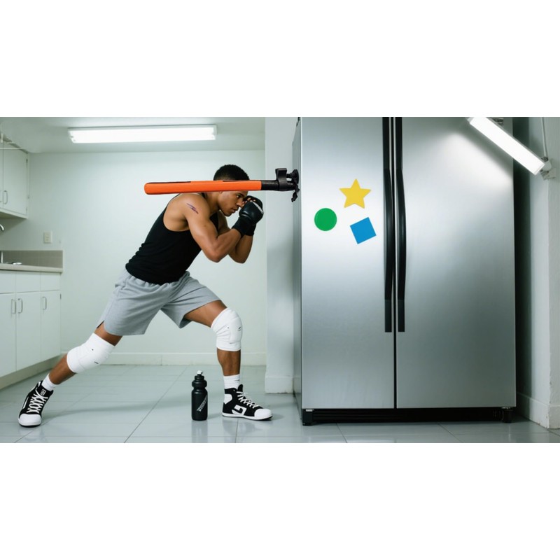 Wuquar Adjustable Boxing Stick Fixing Device for Punching Bag Freestyle