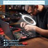 Zhiwei 10x Magnifying Glass with Light and Stand, 3 Color