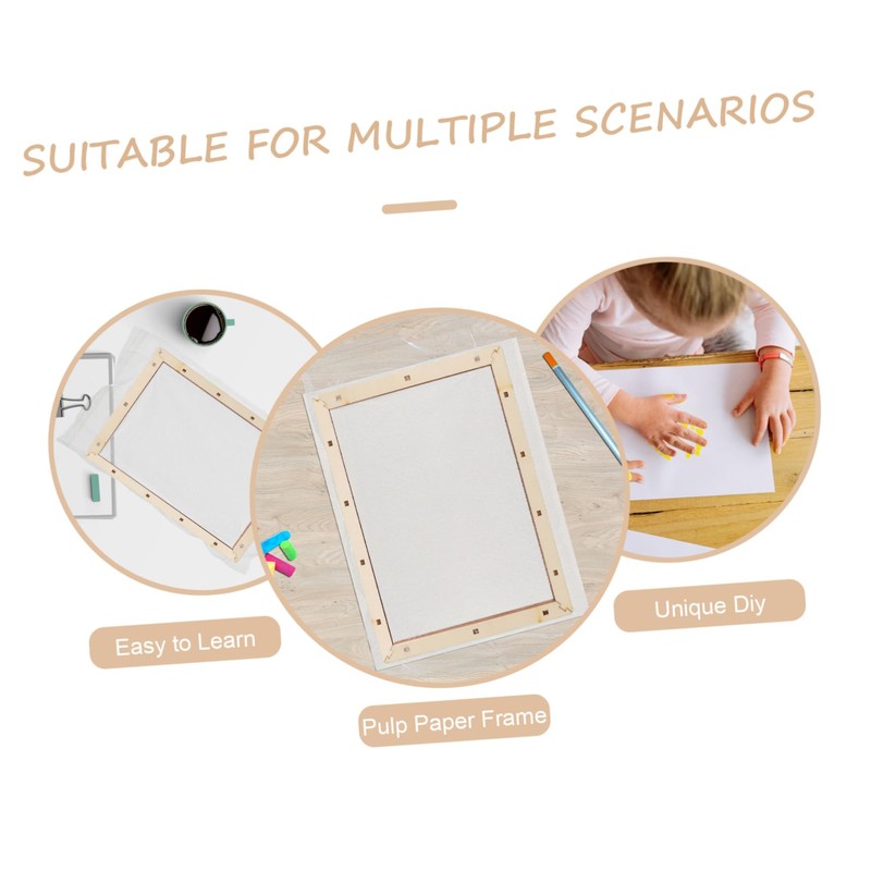 jojofuny DIY Paper Making Kit Frame with Mesh Screen for