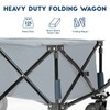 Timber Ridge Collapsible Outdoor Folding Wagon Cart Heavy Duty Camping