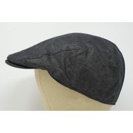 Borges & Scott The Sammy – Irish Linen Flat Cap - Granite - 56cm