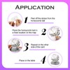 WUIOWPPIC 6 Pcs Silver Disco Theme Party Honeycomb Centerpieces