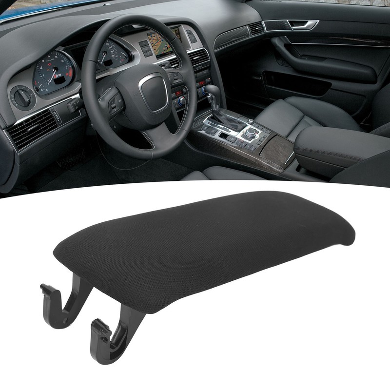 Center Console Armrest Cover Black Square 4B0864245AG Replacement for A6
