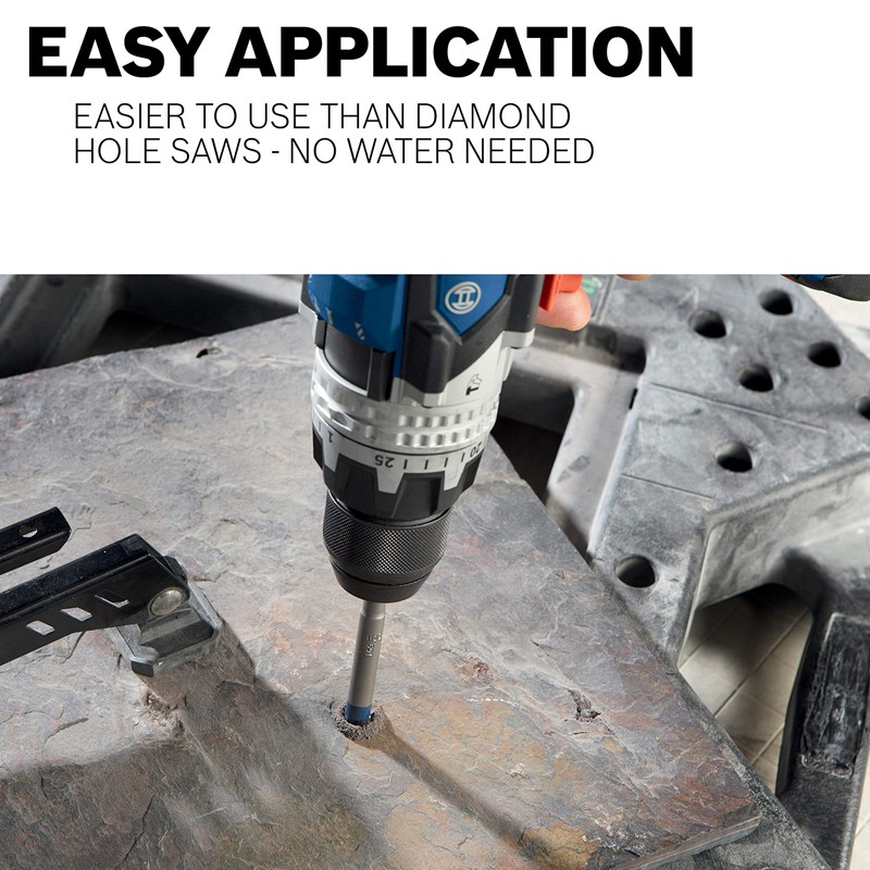 BOSCH NS400 5/16 in. Natural Stone Tile Bit