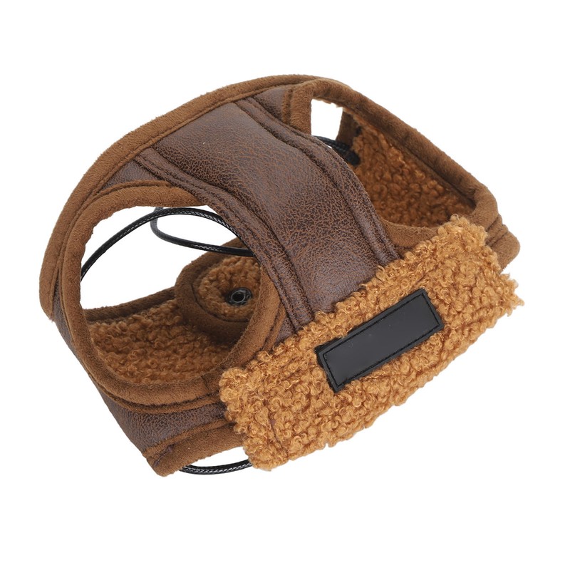 Dog Aviation Hat Soft Warm Adjustable Rope Retro Fashionable Pet