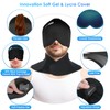 ComfiTECH Cold Cap and Neck Ice Pack Wrap Gel Combo,