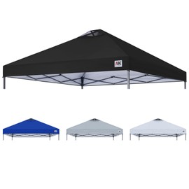 ABCCANOPY Replacement Canopy Top for Easy Pop up Canopy Tent 10x10, Black