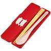 Skater CCS3SAAG-A Swimmer Strawberry Chopsticks & Spoon Set, 7.1 inches